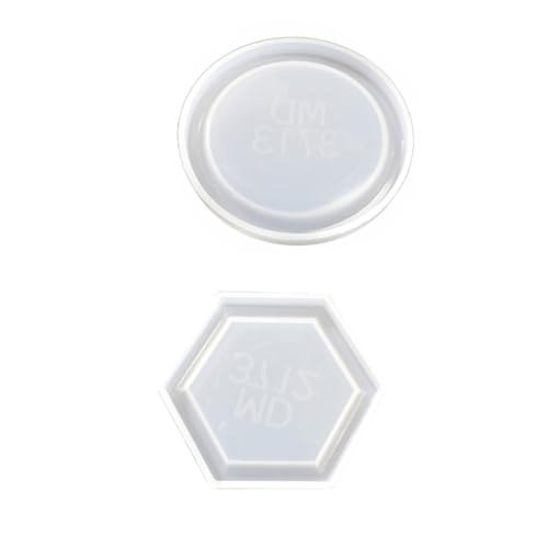 CLISPEED 2 Stück Teiliges Silikonform DIY Tellerform für Epoxidharz Kunsthandwerk Hexagonal und Rund Rillenfreie Flexible Gießform Leicht Entformbar und Wiederverwendbar für Individuelle CLISPEED 2 Stück Teiliges Silikonform DIY Tellerform für Epoxidharz Kunsthandwerk Hexagonal und Rund Rillenfreie Flexible Gießform Leicht Entformbar und Wiederverwendbar für Individuelle von CLISPEED