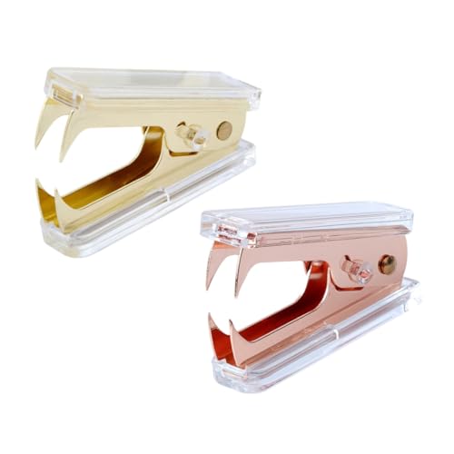 CLISPEED 2 Stück Transparentes Hefterentferner aus Acryl Leichtes Kompaktes Bürobedarf tool für Schule und Homeoffice Kratzfeste Oberfläche Reibungslose Klammerentfernung Zufällige Farbe CLISPEED 2 Stück Transparentes Hefterentferner aus Acryl Leichtes Kompaktes Bürobedarf tool für Schule und Homeoffice Kratzfeste Oberfläche Reibungslose Klammerentfernung Zufällige Farbe von CLISPEED