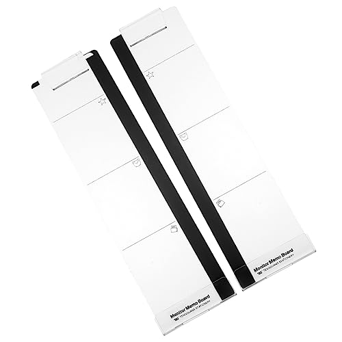 CLISPEED 2 Stück Transparentes Telefonhalter und Haushalts Notiztafeln mit Starker Haftung Praktische Memo Boards für Computerbildschirmseiten Einfache Installation für Büro und CLISPEED 2 Stück Transparentes Telefonhalter und Haushalts Notiztafeln mit Starker Haftung Praktische Memo Boards für Computerbildschirmseiten Einfache Installation für Büro und von CLISPEED