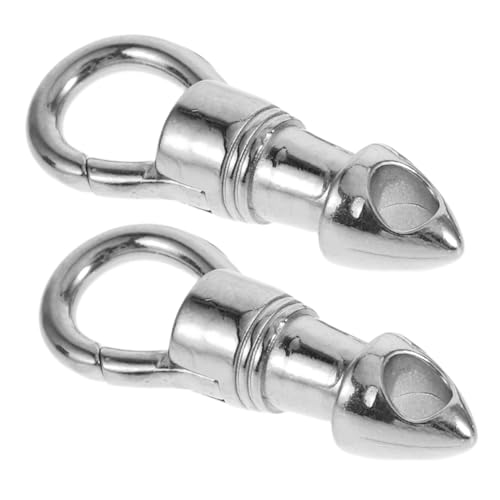 CLISPEED 2 Stück Verschluss für Diy Schmuck Konische Schnalle für Buddha und Robuste Langlebige Schmuckzubehör für Armbänder und Ketten Silber CLISPEED 2 Stück Verschluss für Diy Schmuck Konische Schnalle für Buddha und Robuste Langlebige Schmuckzubehör für Armbänder und Ketten Silber von CLISPEED