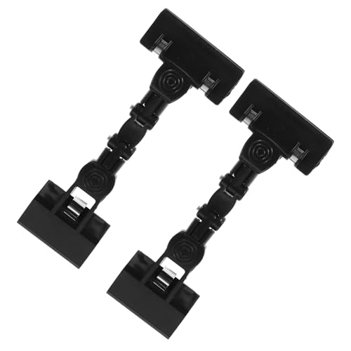 CLISPEED 2 Stück Verstellbare Clip Halterung für Zeichnungen Flexible Papierklemme mit Rotierendem Doppelkopf für Künstler und Bastelarbeiten Schwarz CLISPEED 2 Stück Verstellbare Clip Halterung für Zeichnungen Flexible Papierklemme mit Rotierendem Doppelkopf für Künstler und Bastelarbeiten Schwarz von CLISPEED