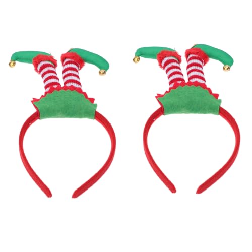 CLISPEED 2 Stück Weihnachts Stirnbänder für Lustige Haarreifen mit Weihnachtsbaum Design Leichte und Sichere Haarschmuck für Festlichkeiten und Feiern CLISPEED 2 Stück Weihnachts Stirnbänder für Lustige Haarreifen mit Weihnachtsbaum Design Leichte und Sichere Haarschmuck für Festlichkeiten und Feiern von CLISPEED