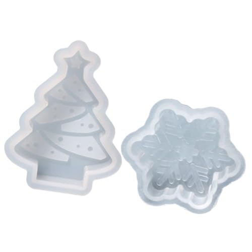 CLISPEED 2 Stück Weihnachtsbaum Silikonkerzenform DIY Kerzengießform für Duftkerzen Herstellung Flexible Geruchslose Silikonform für Einfache Entformung und Dekorative Bastelprojekte zu CLISPEED 2 Stück Weihnachtsbaum Silikonkerzenform DIY Kerzengießform für Duftkerzen Herstellung Flexible Geruchslose Silikonform für Einfache Entformung und Dekorative Bastelprojekte zu von CLISPEED