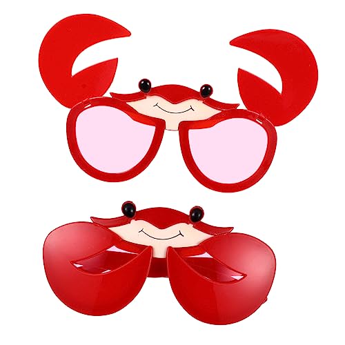 CLISPEED 2 Stück lustige Brille tropisch lustige Partybrille Krabben-Party-Gläser Krabbenparty-Zubehör Krabbenbrille albern Hawaii-Party-Brille Neuheit Partyglas Plastik rot CLISPEED 2 Stück lustige Brille tropisch lustige Partybrille Krabben-Party-Gläser Krabbenparty-Zubehör Krabbenbrille albern Hawaii-Party-Brille Neuheit Partyglas Plastik rot von CLISPEED