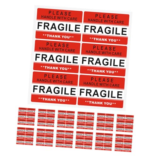 CLISPEED 20 Blatt Haftetiketten Fragile Warning Sticker für Versand Selbstklebend Hohe Klebkraft Multifunktional für Zerbrechliche Pakete Wie Elektronik Schützt vor Transportschäden CLISPEED 20 Blatt Haftetiketten Fragile Warning Sticker für Versand Selbstklebend Hohe Klebkraft Multifunktional für Zerbrechliche Pakete Wie Elektronik Schützt vor Transportschäden von CLISPEED