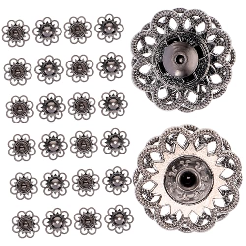 CLISPEED 20 Paare Blumenförmige Druckknöpfe zum Annähen Robuste Legierung Runde Druckknöpfe für Strickjacken Mäntel Hemden Vielseitige Knöpfe für DIY Nähprojekte CLISPEED 20 Paare Blumenförmige Druckknöpfe zum Annähen Robuste Legierung Runde Druckknöpfe für Strickjacken Mäntel Hemden Vielseitige Knöpfe für DIY Nähprojekte von CLISPEED