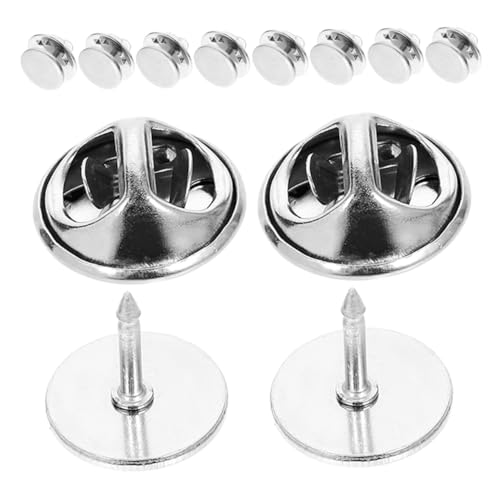 CLISPEED 20 Sets Edelstahl-Stecknadeln für Emaille-Stifte mit Verriegelungsverschluss, Ersatz für Bastelarbeiten, Hochzeiten, Partys und individuelle Schmuckstücke CLISPEED 20 Sets Edelstahl-Stecknadeln für Emaille-Stifte mit Verriegelungsverschluss, Ersatz für Bastelarbeiten, Hochzeiten, Partys und individuelle Schmuckstücke von CLISPEED