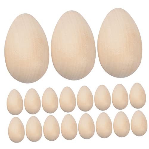 CLISPEED 20 Stück Bemaltes Holzspielzeug Szene Kinderdekor Eier Zu Dekorieren Hängend Bemalbare Eier Bunt Basteln Für Leerzeichen Eier Ei-passendes Eier Ornamente Hölzern CLISPEED 20 Stück Bemaltes Holzspielzeug Szene Kinderdekor Eier Zu Dekorieren Hängend Bemalbare Eier Bunt Basteln Für Leerzeichen Eier Ei-passendes Eier Ornamente Hölzern von CLISPEED