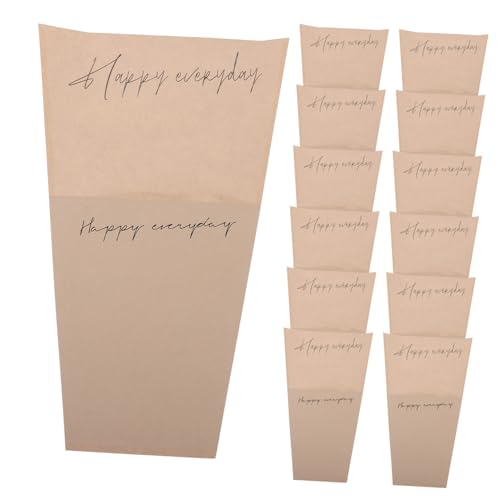 CLISPEED 20 Stück Blumenstrauß Verpackungsbeutel aus Kraftpapier Offene Bodensleeves für Frische Blumenstiele Vielseitige Floristik Verpackung für Hochzeiten Geburtstage Valentinstag CLISPEED 20 Stück Blumenstrauß Verpackungsbeutel aus Kraftpapier Offene Bodensleeves für Frische Blumenstiele Vielseitige Floristik Verpackung für Hochzeiten Geburtstage Valentinstag von CLISPEED