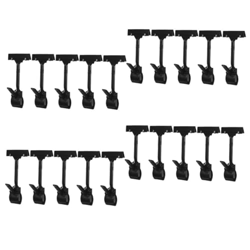 CLISPEED 20 Stück Förmige Preisschildhalter Clips aus Kunststoff Drehbar Starke Klemmkraft für Supermarkt und Beschilderung Vielseitiger Merchandise Sign Clip für Einzelhandel und CLISPEED 20 Stück Förmige Preisschildhalter Clips aus Kunststoff Drehbar Starke Klemmkraft für Supermarkt und Beschilderung Vielseitiger Merchandise Sign Clip für Einzelhandel und von CLISPEED
