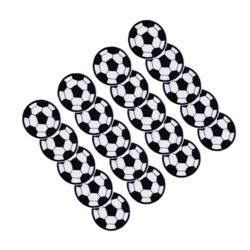 CLISPEED 20 Stück Fußball Aufnäher zum Aufbügeln Bestickte Applikationen aus Hochwertigem Einfache Anwendung für DIY Kleidung Rucksäcke Jacken Sicher und Hautfreundlich CLISPEED 20 Stück Fußball Aufnäher zum Aufbügeln Bestickte Applikationen aus Hochwertigem Einfache Anwendung für DIY Kleidung Rucksäcke Jacken Sicher und Hautfreundlich von CLISPEED