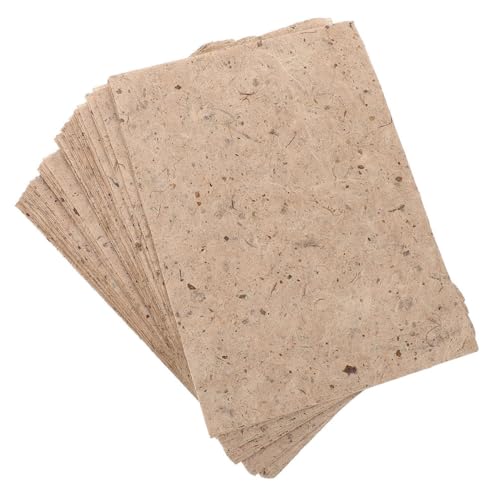 CLISPEED 20 Stück Handgemachte Maulbeerpapier für Scrapbooking und Kalligraphie Hochabsorbierend für Malerei und Decoupage Vielseitig Einsetzbar und Kreativ von CLISPEED