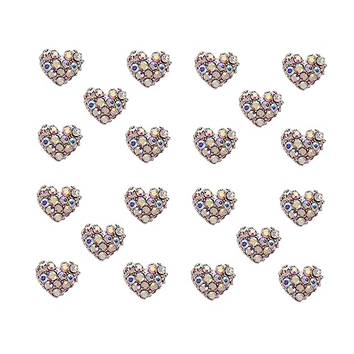 CLISPEED 20 Stück Herzförmige Strasssteine für Nägel Nagelschmuck Glitzernde Nail Art Dekoration für DIY Maniküre für Partys und Besondere Anlässe CLISPEED 20 Stück Herzförmige Strasssteine für Nägel Nagelschmuck Glitzernde Nail Art Dekoration für DIY Maniküre für Partys und Besondere Anlässe von CLISPEED