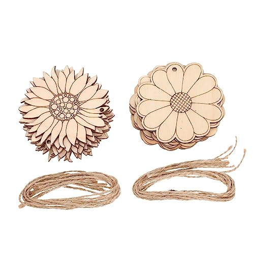 CLISPEED 20 Stück Holzblüten Holzscheiben DIY Sonnenblumen Anhänger für Kreative Bastelprojekte Unvollendete Holzstücke zur Dekoration für Zuhause und Bastelarbeiten CLISPEED 20 Stück Holzblüten Holzscheiben DIY Sonnenblumen Anhänger für Kreative Bastelprojekte Unvollendete Holzstücke zur Dekoration für Zuhause und Bastelarbeiten von CLISPEED