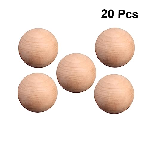 CLISPEED 20 Stück Holzkugel hühner Mini Schüttgut dekorativ drinnen klein Buchsbaum Bälle für runde Kugel für Schmuckhandbuch DIY-Ball zubehör holz selber machen Bambus CLISPEED 20 Stück Holzkugel hühner Mini Schüttgut dekorativ drinnen klein Buchsbaum Bälle für runde Kugel für Schmuckhandbuch DIY-Ball zubehör holz selber machen Bambus von CLISPEED