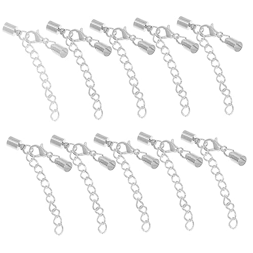 CLISPEED 20 Stück Lobster Clips für Armbänder DIY Schmuckverschluss Robust und Rostfrei Passend für Halsketten und Armbänder für Kreative Bastelprojekte CLISPEED 20 Stück Lobster Clips für Armbänder DIY Schmuckverschluss Robust und Rostfrei Passend für Halsketten und Armbänder für Kreative Bastelprojekte von CLISPEED