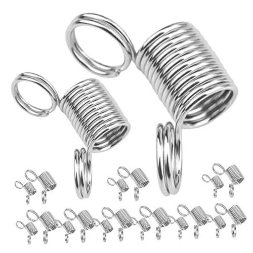 CLISPEED 20 Stück Metallperlenklemmen für Schmuckherstellung Diy Werkzeuge für Armbänder und Ohrringe Herunterfallen von Perlen zu Verhindern von CLISPEED