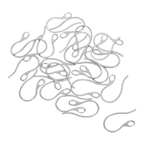 CLISPEED 20 Stück Ohrhaken für Ohrringherstellung Flexible Langlebige Ohrdraht Ohrringhaken Komfortabel Vielseitig Einsetzbar für DIY Schmuck und Handgefertigte Ohrringe CLISPEED 20 Stück Ohrhaken für Ohrringherstellung Flexible Langlebige Ohrdraht Ohrringhaken Komfortabel Vielseitig Einsetzbar für DIY Schmuck und Handgefertigte Ohrringe von CLISPEED