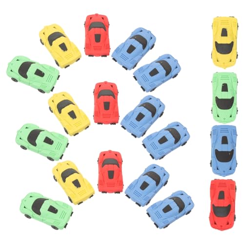 CLISPEED 20 Stück Radiergummi 3D-Radierer geformt Spielzeugauto Es radierer erasers for gummibierchen knetgummi radierer kleberadierer gummiwischer Umweltfreundlicher Kunststoff von CLISPEED