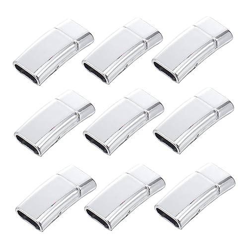 CLISPEED 20 Stück Silber Magnetverschluss Schmuckverschlüsse für DIY Armbänder und Schnurverbindungen Befestigung für Schmuckherstellung und Kreative Designs CLISPEED 20 Stück Silber Magnetverschluss Schmuckverschlüsse für DIY Armbänder und Schnurverbindungen Befestigung für Schmuckherstellung und Kreative Designs von CLISPEED