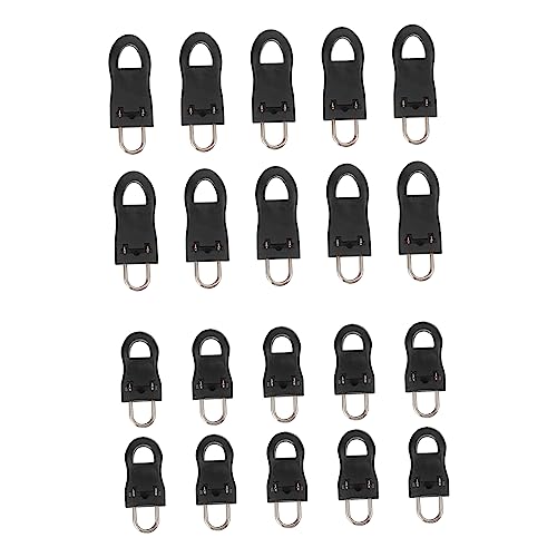 CLISPEED 20 Stück Teiliges Abnehmbarer Zipper Pulls für Reparatur von Reißverschlüssen Schwarz für Taschen Kleidung Rucksäcke Langlebig und Installieren CLISPEED 20 Stück Teiliges Abnehmbarer Zipper Pulls für Reparatur von Reißverschlüssen Schwarz für Taschen Kleidung Rucksäcke Langlebig und Installieren von CLISPEED