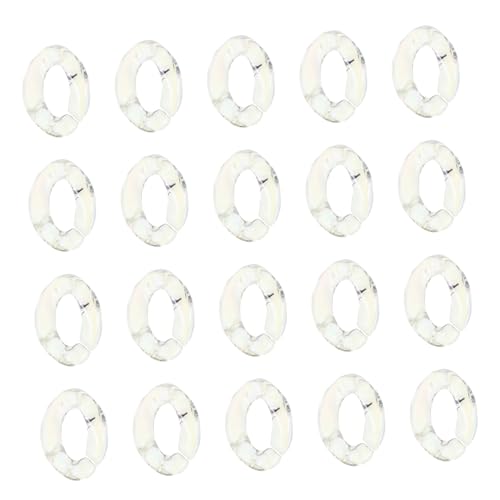 CLISPEED 20 Stück Teiliges Acryl Glied Verbindungsringe Abnehmbare DIY Schlüsselanhänger Bügel Farbige Schmuckverbinder für Armband und Kettenherstellung Leicht und Langlebig CLISPEED 20 Stück Teiliges Acryl Glied Verbindungsringe Abnehmbare DIY Schlüsselanhänger Bügel Farbige Schmuckverbinder für Armband und Kettenherstellung Leicht und Langlebig von CLISPEED