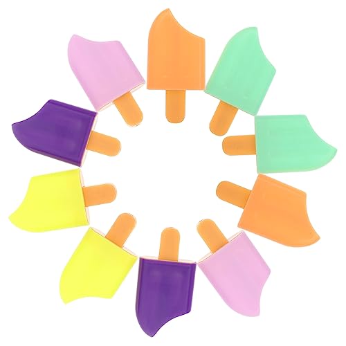 CLISPEED 20 Stück Teiliges Bunte Textmarker in Form Pastellfarbene Marker Stifte mit Keilspitze Kreative Highlighting Stifte für Schule Büro und Zeichnungen Praktische Zufällige Farbe von CLISPEED