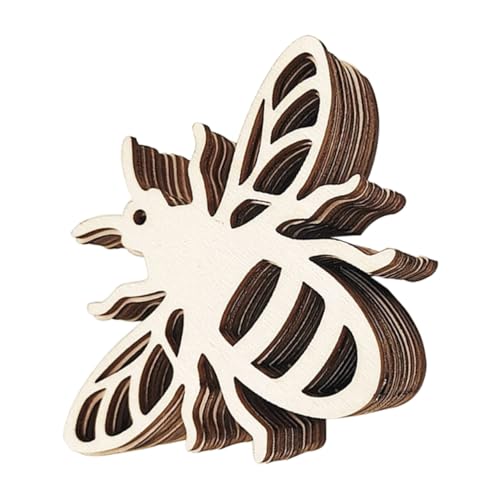 CLISPEED 20 Stück Teiliges Holzanhänger Kreativem Hohlem Bienen design Natürliche Holzscheiben für DIY Bastel Wohnraumdekoration Vielseitig Einsetzbar für Zuhause und Büro CLISPEED 20 Stück Teiliges Holzanhänger Kreativem Hohlem Bienen design Natürliche Holzscheiben für DIY Bastel Wohnraumdekoration Vielseitig Einsetzbar für Zuhause und Büro von CLISPEED