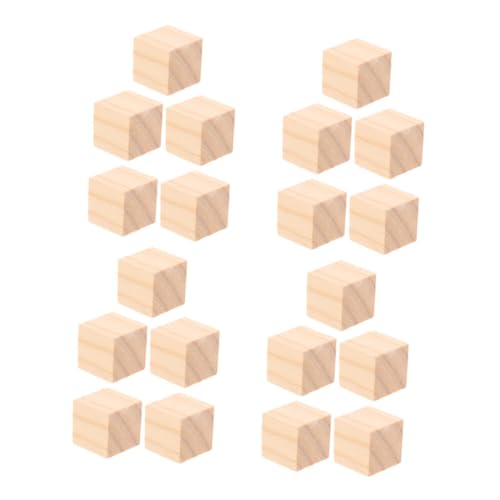 CLISPEED 20 Stück Teiliges Holzbauklötze Kleine Quadratische Naturholzwürfel zum Stapeln DIY Bastelprojekt Lernspielzeug für Vorschulkinder Kreative Handwerksideen CLISPEED 20 Stück Teiliges Holzbauklötze Kleine Quadratische Naturholzwürfel zum Stapeln DIY Bastelprojekt Lernspielzeug für Vorschulkinder Kreative Handwerksideen von CLISPEED