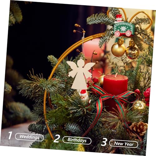 CLISPEED 20 Stück Teiliges Holzengel Anhänger Naturbelassen Unbemalt zum Bemalen Diy Weihnachtsdekoration Holzanhänger Christbaumschmuck und Bastelprojekte CLISPEED 20 Stück Teiliges Holzengel Anhänger Naturbelassen Unbemalt zum Bemalen Diy Weihnachtsdekoration Holzanhänger Christbaumschmuck und Bastelprojekte von CLISPEED