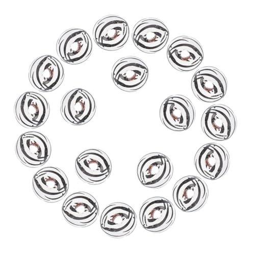 CLISPEED 20 Stück Teiliges Holzperlen Auffädeln Vielseitige DIY Bastelperlen für Schmuckherstellung Schlüsselanhänger Armbänder Kleine Holz Spacer Charms in Leopardmuster CLISPEED 20 Stück Teiliges Holzperlen Auffädeln Vielseitige DIY Bastelperlen für Schmuckherstellung Schlüsselanhänger Armbänder Kleine Holz Spacer Charms in Leopardmuster von CLISPEED