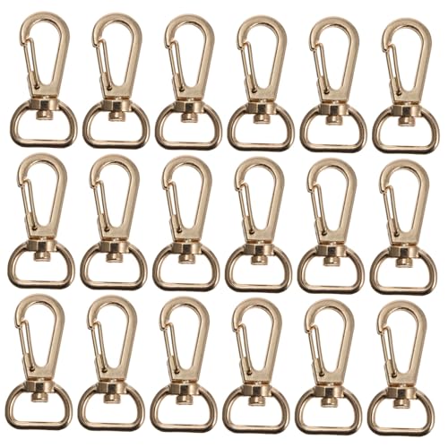 CLISPEED 20 Stück Teiliges Karabinerhaken aus Legierung Stabile und Langlebige Verschlüsse für Taschen Schlüsselanhänger und Reisegepäck Multifunktionale Haken für DIY und CLISPEED 20 Stück Teiliges Karabinerhaken aus Legierung Stabile und Langlebige Verschlüsse für Taschen Schlüsselanhänger und Reisegepäck Multifunktionale Haken für DIY und von CLISPEED