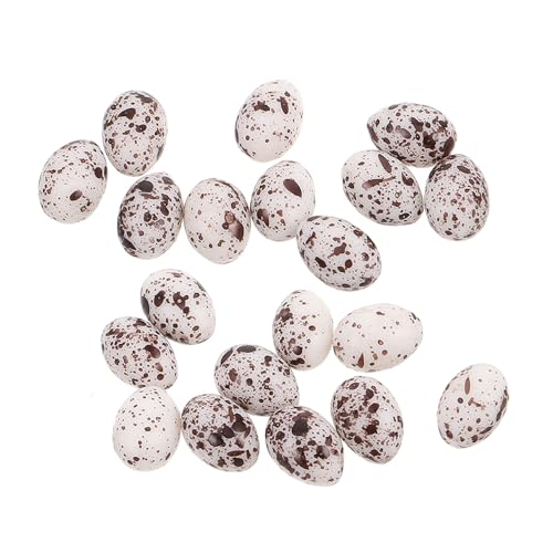 CLISPEED 20 Stück Teiliges Mini wachteleier Dekofiguren aus Kunststoff Realistisch Gestaltete Mikro Requisiten für DIY feengärten und Tischdekoration Langlebig und Detailgetreu für CLISPEED 20 Stück Teiliges Mini wachteleier Dekofiguren aus Kunststoff Realistisch Gestaltete Mikro Requisiten für DIY feengärten und Tischdekoration Langlebig und Detailgetreu für von CLISPEED