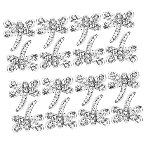 CLISPEED 20 Stück Teiliges Nagelschmuck aus Hochwertiger Legierung mit Funkelnden Drachenfliegen Charms für DIY Nagelkunst und Maniküre Vielseitige Nageldekoration für Kreative Nail Art CLISPEED 20 Stück Teiliges Nagelschmuck aus Hochwertiger Legierung mit Funkelnden Drachenfliegen Charms für DIY Nagelkunst und Maniküre Vielseitige Nageldekoration für Kreative Nail Art von CLISPEED
