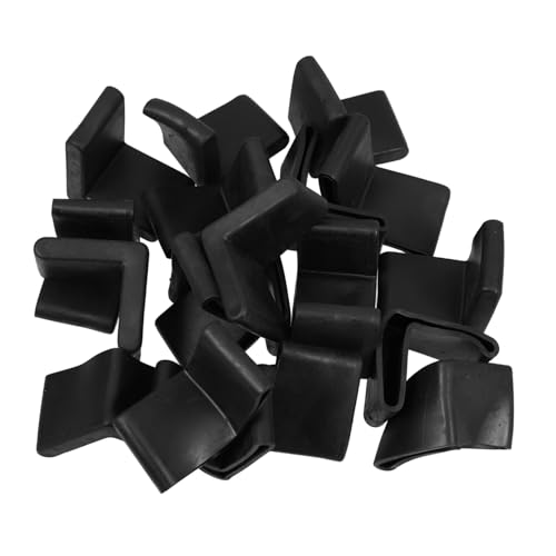 CLISPEED 20 Stück Teiliges PVC Winkel Eisen Schutzkappen Schwarz für Möbelbeine Regalrahmen und Bettrahmen rutschfeste Eckenschutz Abdeckungen für Drahtgestelle und Stahlrahmen CLISPEED 20 Stück Teiliges PVC Winkel Eisen Schutzkappen Schwarz für Möbelbeine Regalrahmen und Bettrahmen rutschfeste Eckenschutz Abdeckungen für Drahtgestelle und Stahlrahmen von CLISPEED