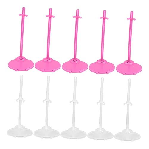 CLISPEED 20 Stück Teiliges Puppenständer Puppenstütze Transparente Rosa Halterungen für Sicheres und Langlebiges Material Perfektes Zubehör für Puppenliebhaber CLISPEED 20 Stück Teiliges Puppenständer Puppenstütze Transparente Rosa Halterungen für Sicheres und Langlebiges Material Perfektes Zubehör für Puppenliebhaber von CLISPEED