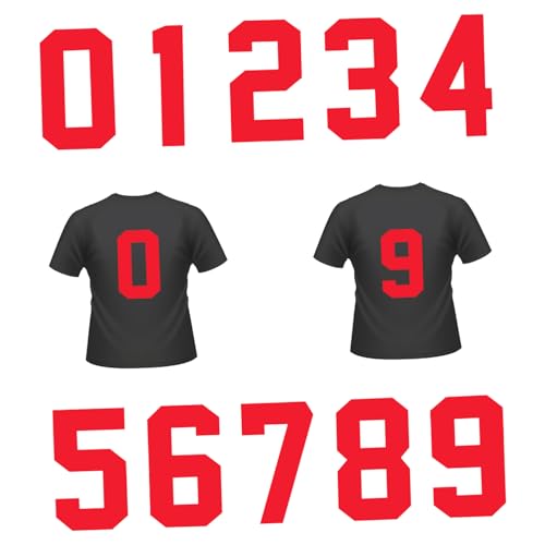 CLISPEED 20 Stück Teiliges Rote Bügelzahlen Aufnäher zum Aufbügeln Hitzebeständige Textil Transferaufkleber für T Shirts Jeans Taschen DIY Kleidung Dekorieren und Reparieren CLISPEED 20 Stück Teiliges Rote Bügelzahlen Aufnäher zum Aufbügeln Hitzebeständige Textil Transferaufkleber für T Shirts Jeans Taschen DIY Kleidung Dekorieren und Reparieren von CLISPEED