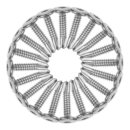 CLISPEED 20 Stück Teiliges Selbstschneidende Flachrundkopf Schrauben mit Innensechskant Bohrspitze Langlebig und Witterungsbeständig für Metallzäune und Sicherheitsbefestigungen im CLISPEED 20 Stück Teiliges Selbstschneidende Flachrundkopf Schrauben mit Innensechskant Bohrspitze Langlebig und Witterungsbeständig für Metallzäune und Sicherheitsbefestigungen im von CLISPEED