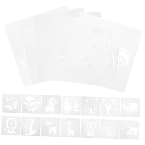 CLISPEED 20 Stück Teiliges Tiermalerei Schablonen aus Kunststoff Wiederverwendbare Zeichenvorlagen Sichere Glatte Kanten für DIY Bastelprojekte Scrapbooking Grußkarten und Wanddekoration CLISPEED 20 Stück Teiliges Tiermalerei Schablonen aus Kunststoff Wiederverwendbare Zeichenvorlagen Sichere Glatte Kanten für DIY Bastelprojekte Scrapbooking Grußkarten und Wanddekoration von CLISPEED