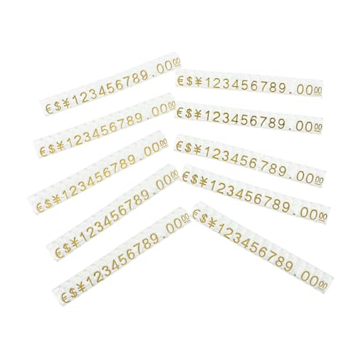 CLISPEED 20 Stück Teiliges Transparentes Preiswürfel Zahlen für Einzelhandel Verstellbare Preisschilder für Schmuck Uhren Kleidung Geeignet für Ladentheke und Verkaufsstände CLISPEED 20 Stück Teiliges Transparentes Preiswürfel Zahlen für Einzelhandel Verstellbare Preisschilder für Schmuck Uhren Kleidung Geeignet für Ladentheke und Verkaufsstände von CLISPEED