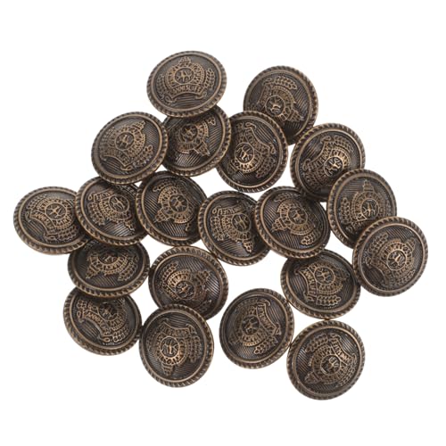 CLISPEED 20 Stück Vintage Kupfer Knöpfe für Diy Nähprojekte Robuste Metallknöpfe für Jacken Hosen und Kleidung für Kreative Näharbeiten CLISPEED 20 Stück Vintage Kupfer Knöpfe für Diy Nähprojekte Robuste Metallknöpfe für Jacken Hosen und Kleidung für Kreative Näharbeiten von CLISPEED