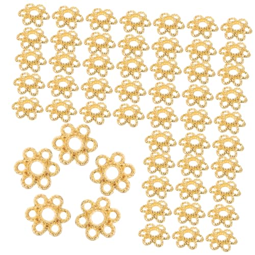 CLISPEED 200 Stück Goldfarbene Perlenkappen Blumenform Langlebige DIY Schmuckzubehör für Armbandherstellung und Bastelmaterialien CLISPEED 200 Stück Goldfarbene Perlenkappen Blumenform Langlebige DIY Schmuckzubehör für Armbandherstellung und Bastelmaterialien von CLISPEED