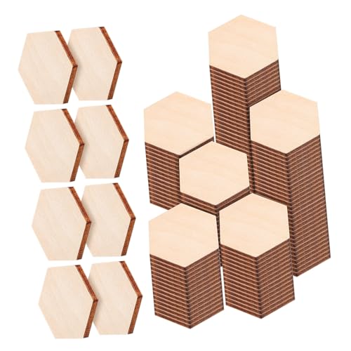 CLISPEED 200 Stück Hexagon Holzscheiben aus Unbehandeltem Buchenholz Natürliche Holzplättchen zum Basteln DIY Holzornamente Stabile und Glatte Holzstücke für Weihnachtsdeko und Kreative CLISPEED 200 Stück Hexagon Holzscheiben aus Unbehandeltem Buchenholz Natürliche Holzplättchen zum Basteln DIY Holzornamente Stabile und Glatte Holzstücke für Weihnachtsdeko und Kreative von CLISPEED