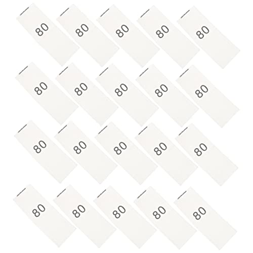 CLISPEED 200 Stück Kinderbekleidungs Faltetiketten Stoffetiketten mit Klarer Druckqualität für Größenkennzeichnung von Kinderkleidung und Handarbeiten CLISPEED 200 Stück Kinderbekleidungs Faltetiketten Stoffetiketten mit Klarer Druckqualität für Größenkennzeichnung von Kinderkleidung und Handarbeiten von CLISPEED