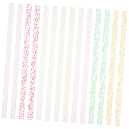 CLISPEED 200 Stück Leuchtende Origami Sterne Faltpapier für DIY Bastelset Buntes The dark Stern Papier mit Mustern Robust und Vielseitig für Künstlerisches Kunsthandwerk Zufällige Farbe von CLISPEED