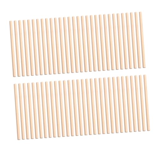 CLISPEED 200 Stück Runde Holzstäbe Holzstäbe zum Basteln für DIY Modellbau Bastelzubehör und Holzarbeiten für Spielzeugbau und Dekoration CLISPEED 200 Stück Runde Holzstäbe Holzstäbe zum Basteln für DIY Modellbau Bastelzubehör und Holzarbeiten für Spielzeugbau und Dekoration von CLISPEED