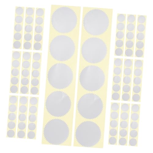 CLISPEED 200 Stück Silber Zertifikatssiegel Selbstklebend mit Wellenschliff Prägefolie Aufkleber für Notare Büroversiegelung Urkunden Einfaches Anbringen Sicher und Manipulationsgeschützt CLISPEED 200 Stück Silber Zertifikatssiegel Selbstklebend mit Wellenschliff Prägefolie Aufkleber für Notare Büroversiegelung Urkunden Einfaches Anbringen Sicher und Manipulationsgeschützt von CLISPEED