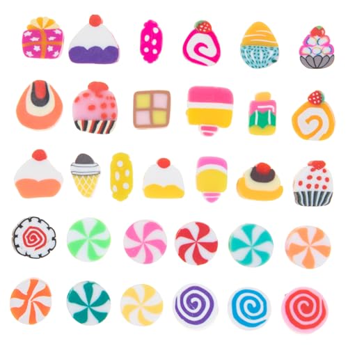 CLISPEED 200 Stück Teiliges Polymer Clay Perlen Bunte Frucht und Zuckerdrops Runde Spacer Perlen für DIY Schmuckherstellung Armband Halskette Charms Sichere und Vielseitige CLISPEED 200 Stück Teiliges Polymer Clay Perlen Bunte Frucht und Zuckerdrops Runde Spacer Perlen für DIY Schmuckherstellung Armband Halskette Charms Sichere und Vielseitige von CLISPEED