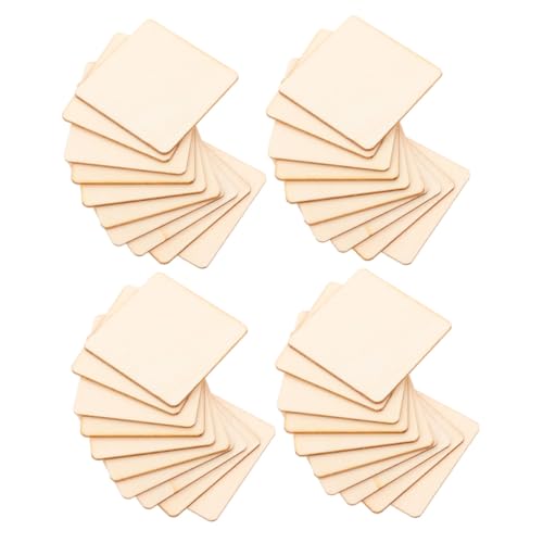 CLISPEED 200 Stück Unbehandelte Holzquadrate zum Basteln Glatte DIY Holzscheiben für Malen Gravieren Scrapbooking Untersetzer und Kreative Dekorationen Natürliche Holzstücke für CLISPEED 200 Stück Unbehandelte Holzquadrate zum Basteln Glatte DIY Holzscheiben für Malen Gravieren Scrapbooking Untersetzer und Kreative Dekorationen Natürliche Holzstücke für von CLISPEED