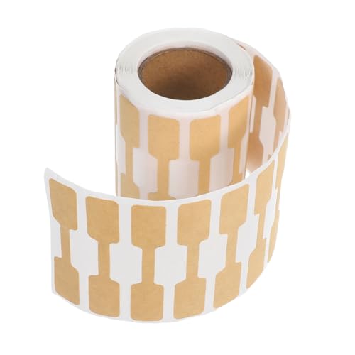 CLISPEED 2000 Stück Selbstklebende Preisschilder Schmuck Etiketten Leere Etiketten Aufkleber Leere Beschriftungsschilder Runde Halsketten Preisschilder Artikelschilder von CLISPEED